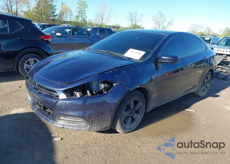 2016 Dodge Dart Sxt from USA, damaged, VIN 1C3CDFBA3GD584623